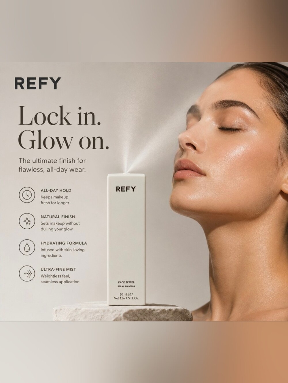 REFY Face Setter Makeup Setting Spray